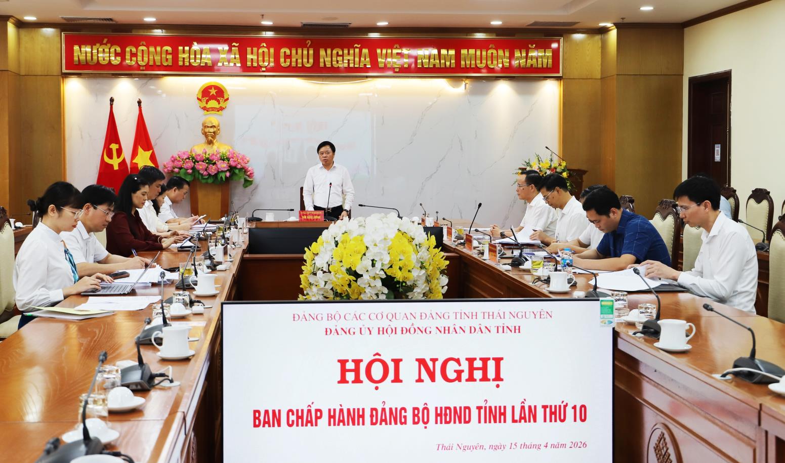 Hội nghị Ban Chấp hành Đảng bộ Hội đồng nhân dân tỉnh